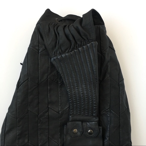 Jopej Leather Sling Backpack Motorcycle 